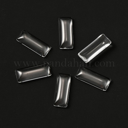 Transparent Glass Cabochons GLAA-SZC0001-02-1