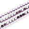 Iron Rhinestone Cup Chains, with Spool, Light Amethyst, 2x2x2mm, about 30.00 Feet(9.14m)/Roll