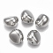 CCB Plastic Beads, Nuggets, Platinum, 17.5x16.5x13mm, Hole: 2mm, about 200pcs/500g