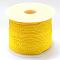 Nylon Braided Cord for Woven Jewelry Making Macrame Craft, Gold, 3.0mm, about 27.34 yards(25m)/roll