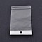 Rectangle OPP Clear Plastic Bags, Clear, 9x6cm, about 100pcs/bag