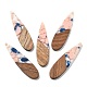 Resin and Walnut Pendants&nbsp;FIND-R051-14B-1