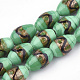 Handmade Gold Sand Lampwork Beads&nbsp;LAMP-T006-01G-1