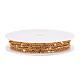 Brass Flat Round Link Chains&nbsp;CHC-TAC0009-03G-1