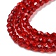 Transparent Glass Beads Strands&nbsp;GLAA-H021-04-24-5