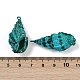 Spray Painted Natural Spiral Shell Pendants&nbsp;SHEL-K006-50C-3
