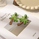 Raffia Dangle Stud Earrings&nbsp;WGDAA6F-02-1