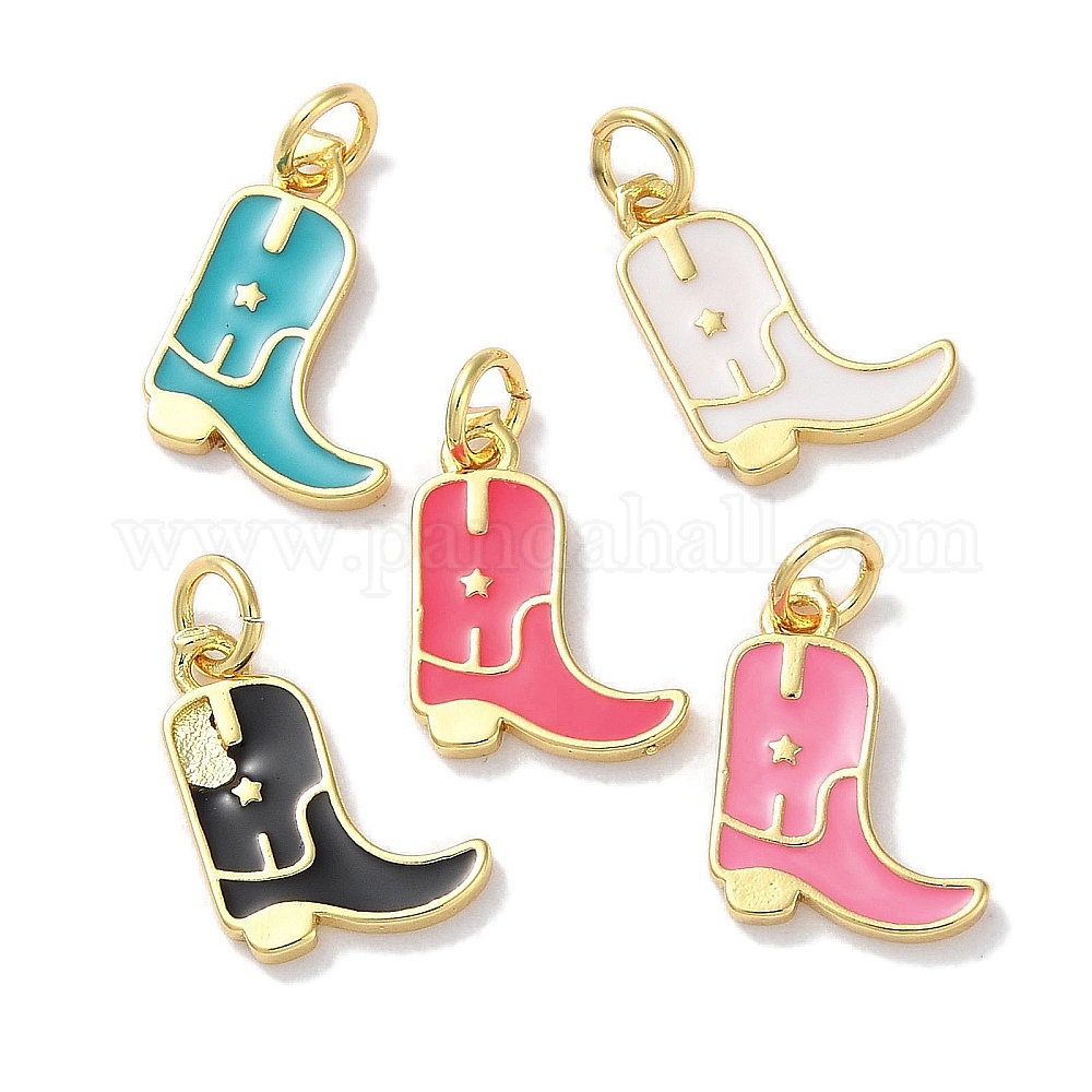 Wholesale Rack Plated Brass Enamel Charms - Pandahall.com
