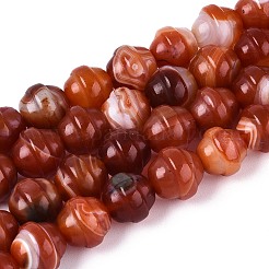 Dyed Natural Agate Beads Strands&nbsp;G-T144-27C
