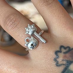 Alloy Cuff Open Rings for Women&nbsp;WGDF1DA-01