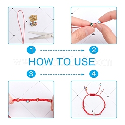 DIY Evil Eyes Braided Beadl Bracelets Making Kits&nbsp;DIY-PH0003-15