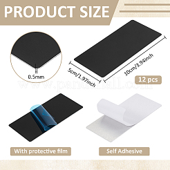12Pcs Self-adhesive Aluminium Sheets&nbsp;AJEW-BC0010-84A