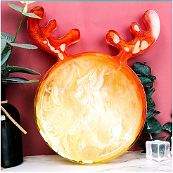 DIY Christmas Antler Display Tray Silhouette Silicone Molds&nbsp;DIY-G058-D01