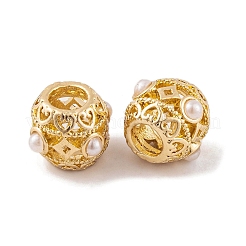 Rack Plating Alloy European Beads&nbsp;FIND-C055-06G