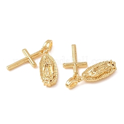 Religion Brass Pendants&nbsp;KK-CBA9CD4-01G