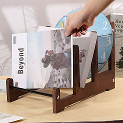 Wooden Photo Album Organizer Display Racks&nbsp;ODIS-WH0331-32