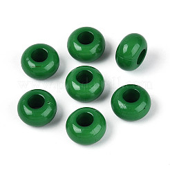Christmas Theme Opaque Acrylic European Beads&nbsp;SACR-N019-03M