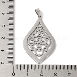Non-Tarnish 304 Stainless Steel Pendants&nbsp;STAS-U010-13P