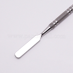 Stainless Steel Color Palette and Double Head Spoon Palette Spatulas Stick Rod&nbsp;MRMJ-WH0062-42P