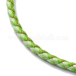 Polyester Cord Braided Bracelet Makings&nbsp;MAK-Z003-01G-31