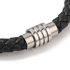 Braided Microfiber Leather Cord Bracelets&nbsp;BJEW-B096-11AS