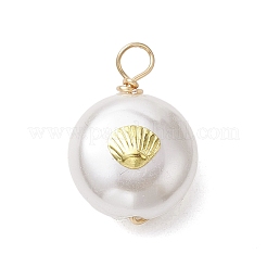 ABS Plastic Imitation Pearl Pendants&nbsp;PALLOY-JF02601-04