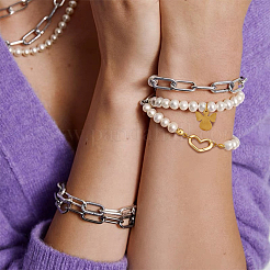 1Pc Sterling Silver Spring Gate Rings&nbsp;STER-BC0003-47G