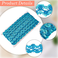 Metallic Braided Lace Trim&nbsp;OCOR-WH20020-23C