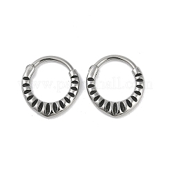 316 Surgical Stainless Steel Hoop Earrings&nbsp;EJEW-G416-29AS