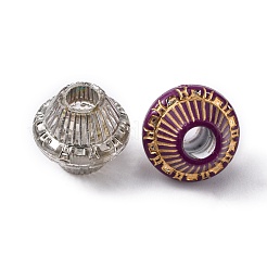 Plated Acrylic Beads&nbsp;MACR-R546-08