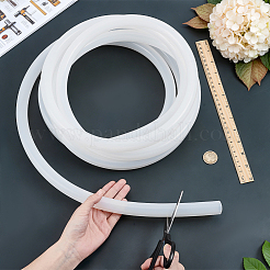 Silcone Hollow Round Cord&nbsp;SIL-WH0028-013D-01