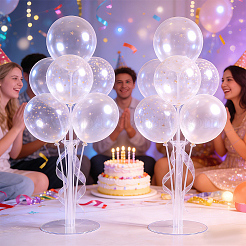 Plastic Balloon Clips Holders&nbsp;DIY-WR0005-65A