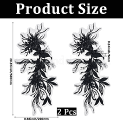 Computerized Embroidery Polyester Ornament Accessories&nbsp;DIY-WH20063-032A