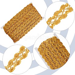 13M Metallic Braided Lace Trim&nbsp;SRIB-WH0011-062B