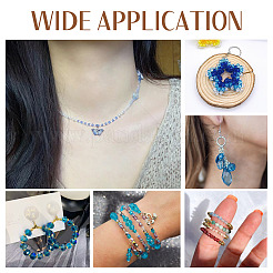 4 Strands 4 Styles Transparent Glass Bead Strands&nbsp;GLAA-TA0002-61