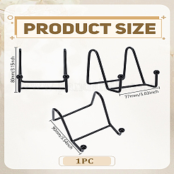 1Pc Stainless Steel Display Easels for Arts Plates Photo Frame&nbsp;ODIS-LP0001-06B