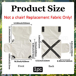 Oxford Cloth Folding Chair Replacement Fabric&nbsp;AJEW-WH20010-66A-02