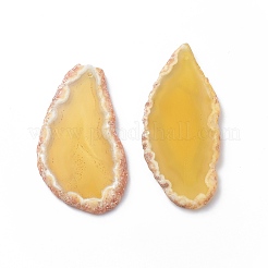 Natural Agate Slices Big Pendants&nbsp;G-E022-M