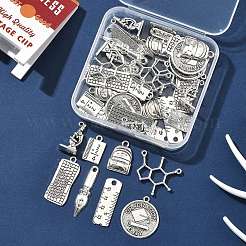 40Pcs 8 Styles Tibetan Style Alloy Pendants&nbsp;TIBE-FP0001-17