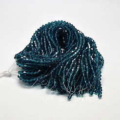 Imitate Austrian Crystal Bicone Glass Beads Strands&nbsp;GLAA-F029-5x5mm-01