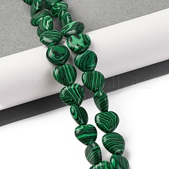 Synthetic Malachite Beads Strands&nbsp;G-I372-A16-01