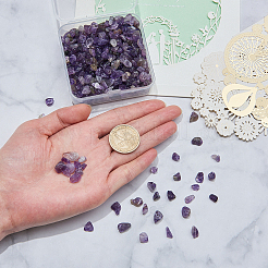 Natural Amethyst Chip Beads&nbsp;G-CJ0001-23
