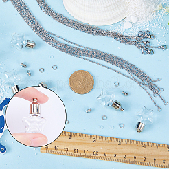 DIY Wish Bottle Necklace Making Kit&nbsp;GLAA-SC0001-85B