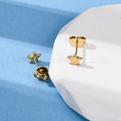 304 Stainless Steel Stud Earrings&nbsp;EJEW-Z134-04G