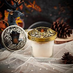 Zinc Alloy Candle Lids&nbsp;AJEW-PH0002-29-RS