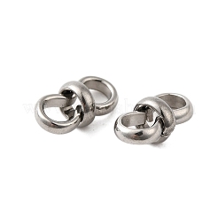304 Stainless Steel Connector Charms&nbsp;STAS-V012-04P
