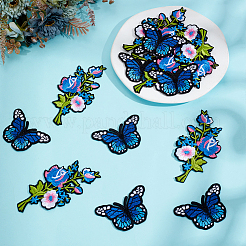 16Pcs Polyester Clothing Patches&nbsp;PATC-MA0001-38