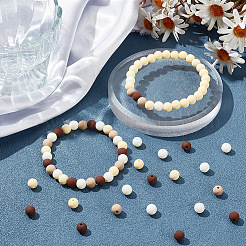 Frosted Opaque Acrylic Beads&nbsp;OACR-AR0001-20B