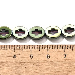 Electroplated Synthetic Non-magnetic Hematite Beads Strands&nbsp;G-L613-Z01-02H