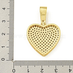 Rack Plating Brass Pave Cubic Zirconia Pendants&nbsp;KK-U029-10G-03